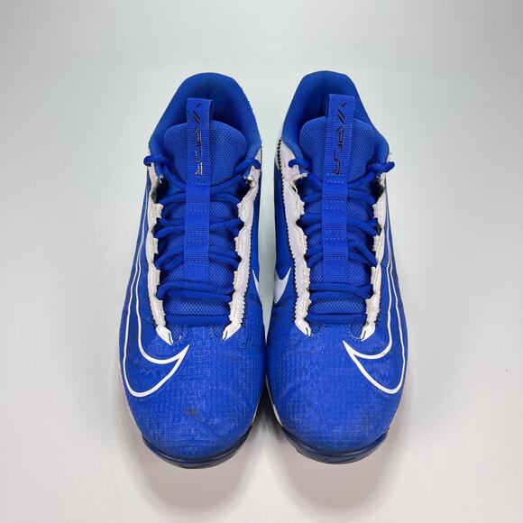 Nike Vapor Edge Shark 2 Blue Football Cleats Turf Shoes DH5088-400 Mens Size 8.5 - Picture 3 of 10